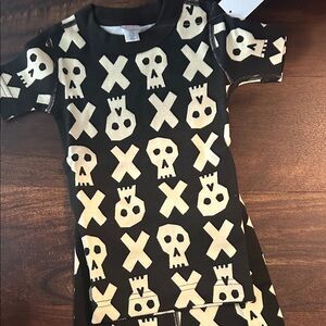 Hanna Andersson Skull Print Pajamas 3T